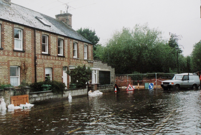 Flooding Osney Island